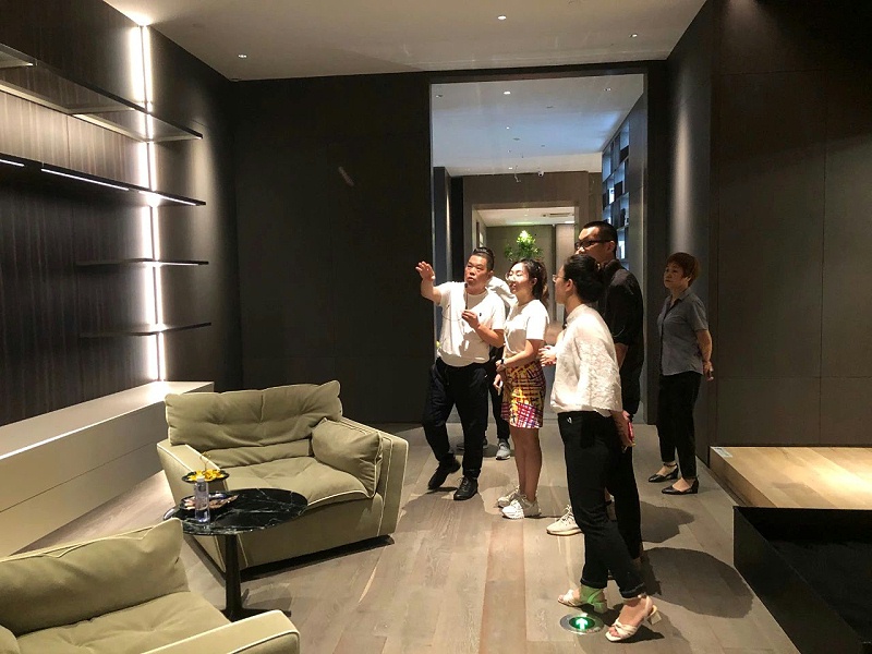 浙江中豪建设集团一行莅临91短视频版在线观看www杭州旗舰店参观交流