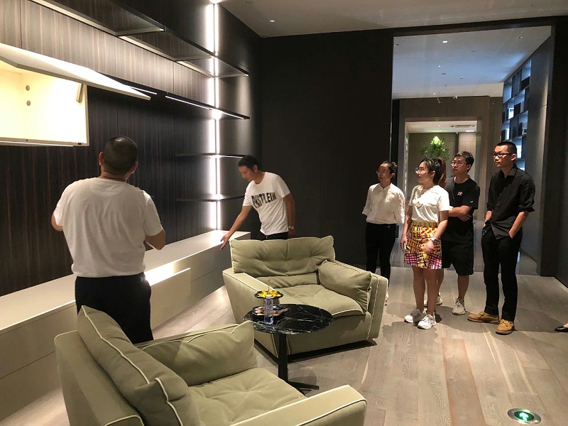 浙江中豪建设集团一行莅临91短视频版在线观看www杭州旗舰店参观交流